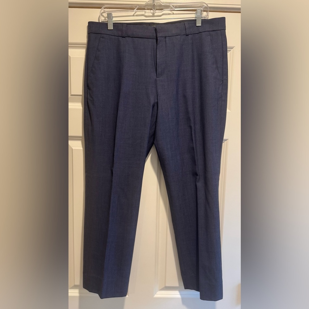 Banana Republic Navy Avery Cropped Dress Pants